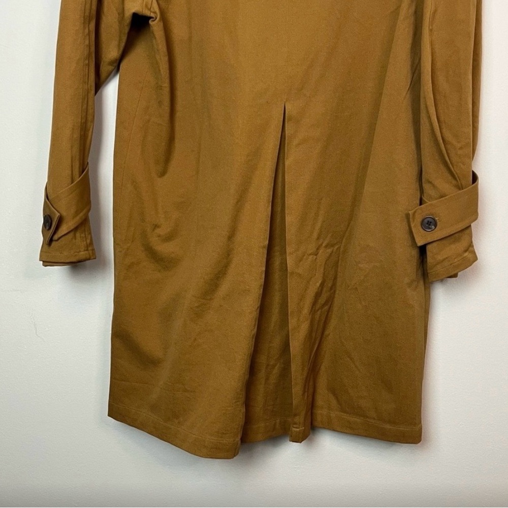 Something Navy Camel Tan Easy Oversize Trench Coat Size XXS Women - Picture 6 of 7